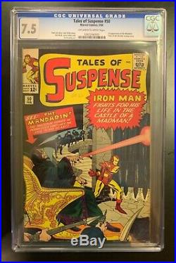 TALES OF SUSPENSE #50 CGC 7.5 1st Appearance The Mandarin Iron Man