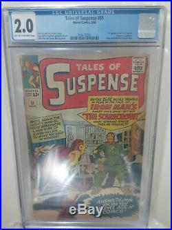 TALES OF SUSPENSE #51 CGC 2.0 Iron Man. First appearance of the Scarecrow