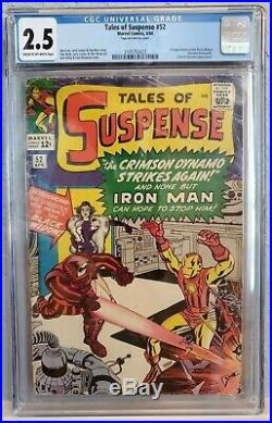 TALES OF SUSPENSE #52 (1964). CGC 2.5 Good+ First appearance of BLACK WIDOW