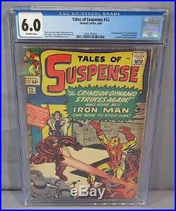 TALES OF SUSPENSE #52 (Black Widow 1st appearance) CGC 6.0 FN Marvel Comics 1964