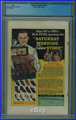TALES OF SUSPENSE #52 CGC 3.0 1ST BLACK WIDOW SUPER HOT BOOK OWithW PGS 1964