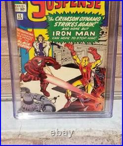 TALES OF SUSPENSE #52 CGC 5.0 OW-WHITE Pages 1st Black Widow Iron Man 1 Movie