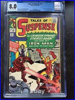 TALES OF SUSPENSE #52 CGC VF 8.0 OW-W 1st app. Of the Black Widow