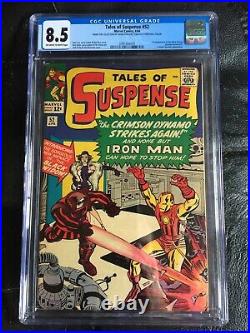 TALES OF SUSPENSE #52 CGC VF+ 8.5 OW-W 1st app. Of the Black Widow