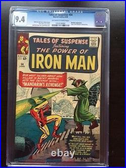 TALES OF SUSPENSE #54 CGC NM 9.4 OW-W Kirby Mandarin cover