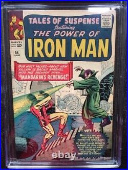 TALES OF SUSPENSE #54 CGC VF/NM 9.0 White pg! 2nd appearance of the Mandarin