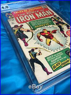 TALES OF SUSPENSE #57 CGC 4.0 OW Pages Silver Age Comic Book 1ST APP HAWKEYE