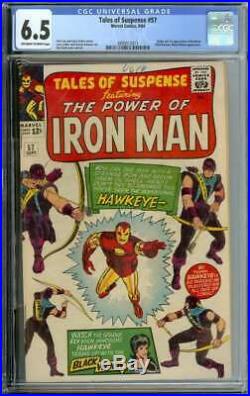 TALES OF SUSPENSE #57 CGC 6.5 OWithWH PAGES