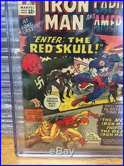 TALES OF SUSPENSE #65 CGC 5.5 OW1st SILVER AGE RED SKULLKIRBY/LEE AVENGERS