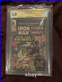 TALES OF SUSPENSE #65 CGC SS 3.0 1ST SA RED SKULL Signed Inscribed Ross Marquand