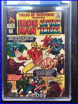 TALES OF SUSPENSE #67 CGC VF/NM 9.0 OW Red Skull and Hitler app