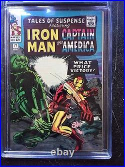 TALES OF SUSPENSE #71 CGC NM+ 9.6 White pg! Jack Kirby cover/pencils