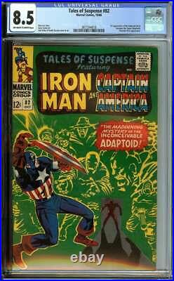 TALES OF SUSPENSE #82 CGC 8.5 OWithWH PAGES // 1ST APPEARANCE OF THE ADAPTOID 1966