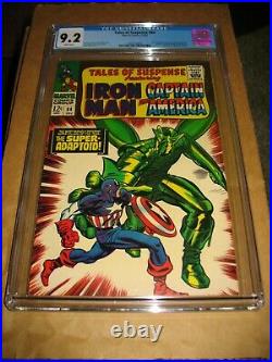 TALES OF SUSPENSE #84 CGC 9.2 MarvelCaptain America White Pages