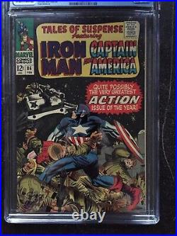 TALES OF SUSPENSE #86 CGC VF/NM 9.0 OW-W Jack Kirby cover Frank Giacoia inks