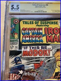 TALES OF SUSPENSE #94 CGC SS 5.5 SIGNED STAN LEE 1rst first Appearance MODOK