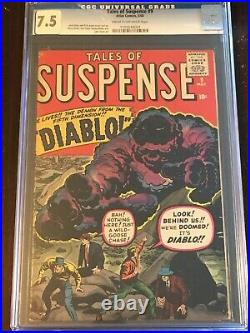 TALES OF SUSPENSE #9 CGC 7.5 1960 Atlas Comics Diablo the Demon Super High Grade