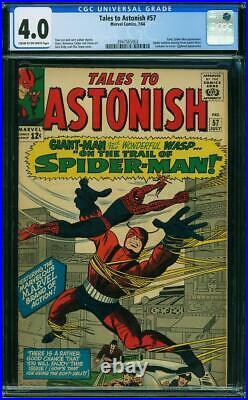 TALES TO ASTONISH # 57 Silver Age KEY! CGC SPIDER-MAN! 3947565002