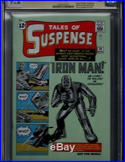 TALES of SUSPENSE #39 Marvel Legends Reprint SIGNED by STAN LEE CGC (9.2)