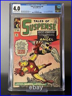 TALES of SUSPENSE #49 CGC 4.0 1st X-Men Crossover Iron Man, Angel, 12 cent