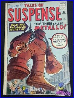 Tales Of Suspense #16 Atlas Comics 1961 CGC Jack Kirby Cover