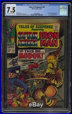 Tales Of Suspense (1959) #94 CGC 7.5 Blue Label Off-White/White Pages 1st MODOK