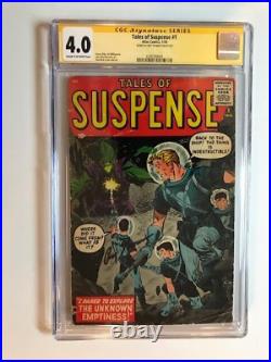 Tales Of Suspense # 1, Cgc 4, Signed By Roy Thomas