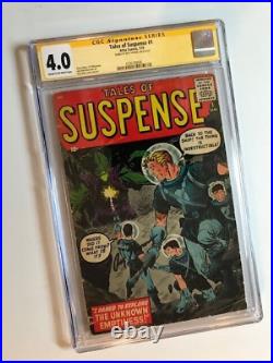 Tales Of Suspense # 1, Cgc 4, Signed By Roy Thomas