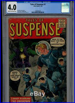 Tales Of Suspense #1 Cgc Graded 4.0 (atlas Comics 1959)