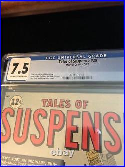 Tales Of Suspense # 29, CGC 7.5, 1962, Vintage rare book