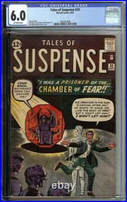 Tales Of Suspense #33 Cgc 6.0 Ow Pages // Marvel Comics 1962