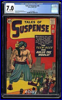Tales Of Suspense #38 CGC FN/VF 7.0 Off White to White Last Pre-Hero Issue