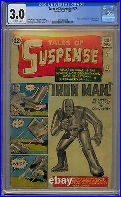 Tales Of Suspense #39 Cgc 3.0 1st Iron Man Tony Stark