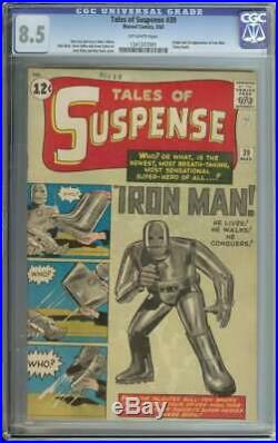 Tales Of Suspense #39 Cgc 8.5 Ow Pages