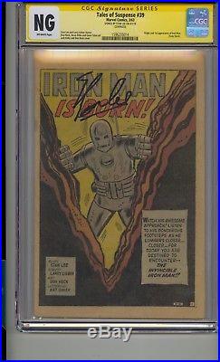 Tales Of Suspense #39 Cgc Ss Signed Stan Lee 1st Iron Man