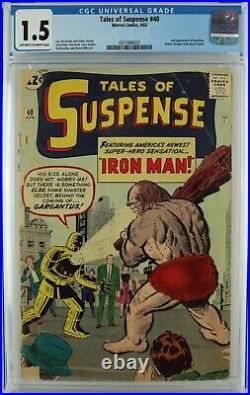 Tales Of Suspense #40 1963 Cgc 1.5 Off White To White Pages