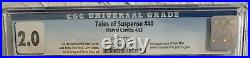 Tales Of Suspense #40 Cgc 2.0 1963 2nd Appearance Of Iron Man Marvel Comics