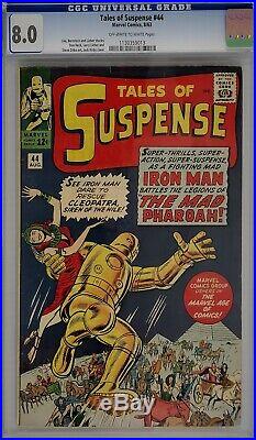 Tales Of Suspense #44 Cgc 8.0 Iron Man