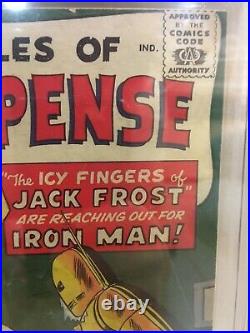 Tales Of Suspense #45 Cgc 3.0 1st App Pepper Potts Happy Hogan Jack Frost