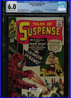 Tales Of Suspense #46 Cgc 6.0 1963 1st Appearance Of Crimson Dynamo Stan Lee