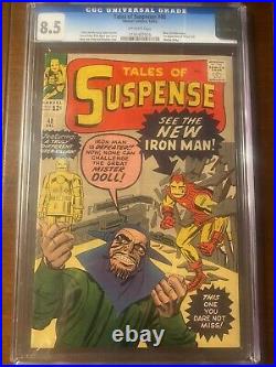 Tales Of Suspense #48 12/63 Cgc 8.5 Ow First Mister Doll Nice Early Iron Man Key