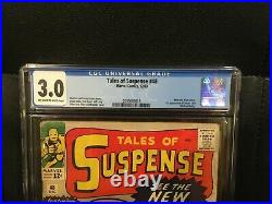 Tales Of Suspense #48 CGC 3.0 1st NEW ARMOR 1st MISTER DOLL 1963 BIG KEY