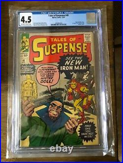 Tales Of Suspense #48 CGC Graded 1st Red & Gold Iron Man Armor 1st Mister Doll