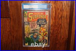 Tales Of Suspense #48 December 1963 Cgc Graded 6.5 Fine+ First Red & Gold Armor