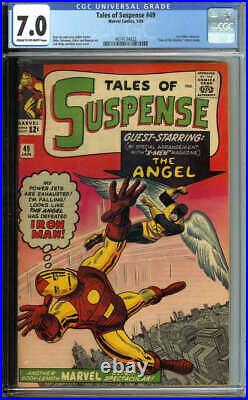 Tales Of Suspense #49 Cgc 7.0 Cr/ow Pages // 1st X-men Crossover Marvel 1964