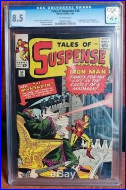 Tales Of Suspense #50-1964 (cgc 8.5) Iron Man (1st Appearance Of The Mandarin)