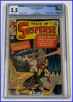 Tales Of Suspense #50. Feb 1964. Marvel. 3.5 Cgc. 1st App Mandarin! Uk Price