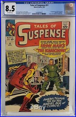 Tales Of Suspense #51 Cgc 8.5 1st Scarecrow Iron Man