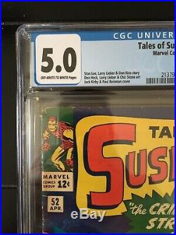 Tales Of Suspense 52 CGC 5.0 1st Appearance Of Black Widow OWithW Pages, Hot Key