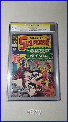 Tales Of Suspense #52 CGC 6.5 SS signed STAN LEE & Leiber 1964 1st Black Widow